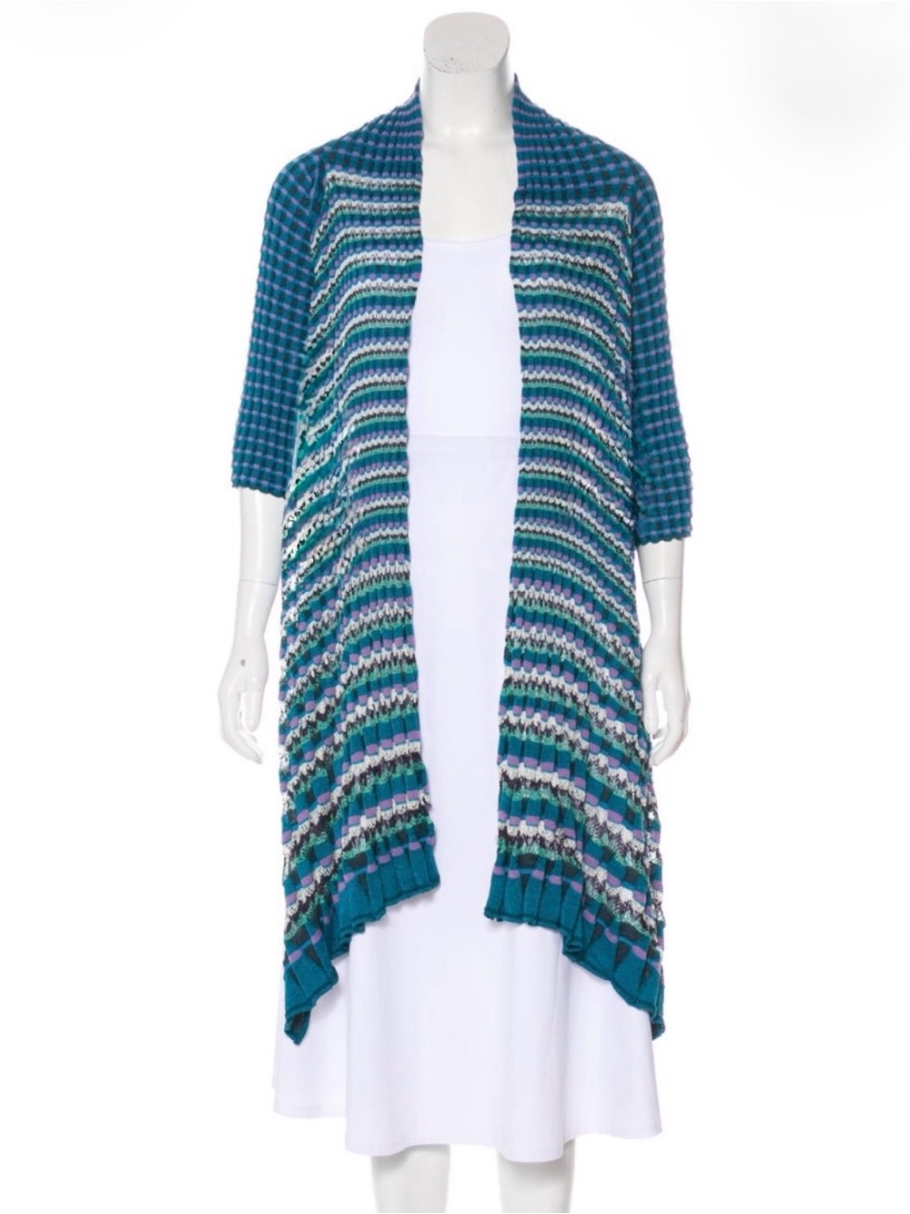 M Missoni
Striped V-Neck Sweater
Size: XS | US2, IT38